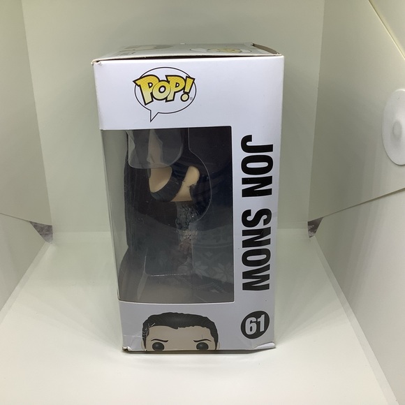 Funko Pop! Jon Snow Figure - Black and Gray #61 Game Of Thrones - Picture 2 of 12